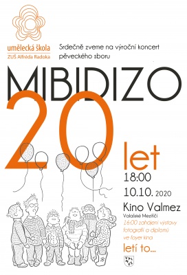 Letí to...dětský pěvecký sbor MIBIDIZO slaví 20 let!!!