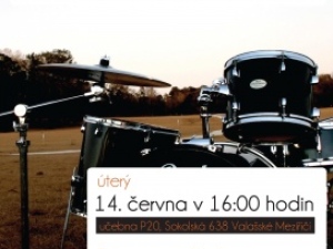 Koncert žáků hry na bicí