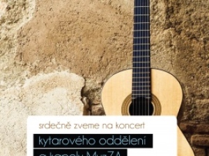 koncert kytarového oddělení a kapely MuzZA - Zašová