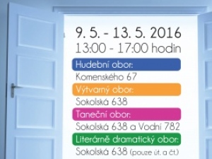 DNY OTEVŘENÝCH DVEŘÍ SPOJENÉ SE ZÁPISEM do ZUŠ