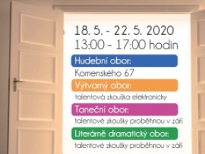 Zápis do ZUŠ a Dny otevřených dveří