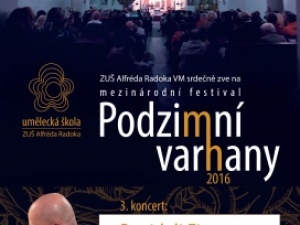 3. koncert Podzimních varhan - David di Fiore (USA)