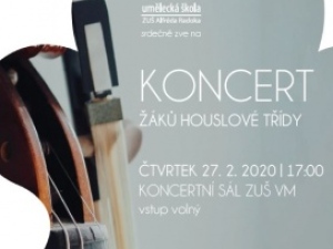 Koncert žáků houslové třídy