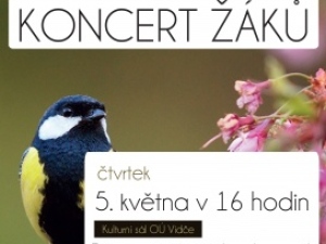 Koncert žáků Vidče