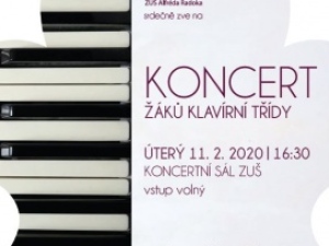 Koncert žáků klavírní třídy