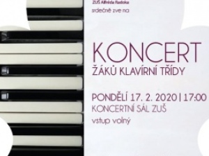 Koncert žáků klavírní třídy