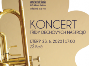Koncert žáků ze třídy dechových nástrojů