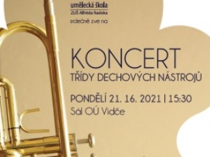Koncert žáků ze třídy dechových nástrojů