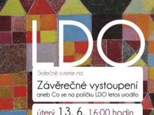 CO SE NA POLÍČKU LDO LETOS URODILO - závěrečné vystoupení literárně dramatického oboru