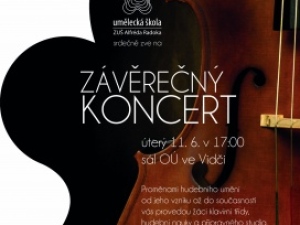 Závěrečný koncert žáků - Vidče