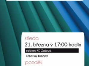 Koncerty žáků - pobočka Zašová