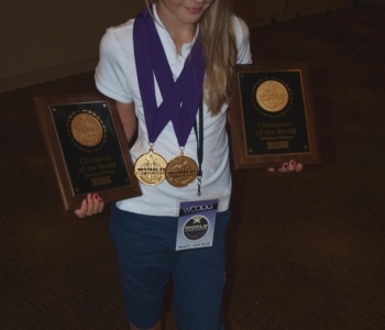 EliÅ¡ka HasalÃ­kovÃ¡ ocenÄnÃ¡ v USA na WCOPA 2012
