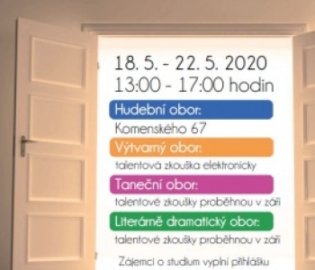 ZUŠ Alfréda Radoka otevírá dveře mladým umělcům: zápis ke studiu proběhne v květnu!