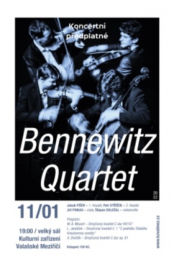 Bennewitzovo kvarteto - koncertní předplatné