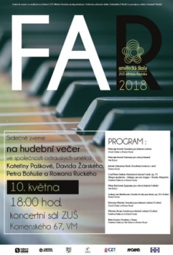 HUDEBNÍ VEČER  VE SPOLEČNOSTI OSTRAVSKÝCH UMĚLCŮ