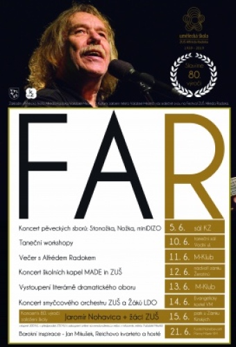 Žáci ZUŠ Alfréda Radoka zakoncertují s Jaromírem Nohavicou