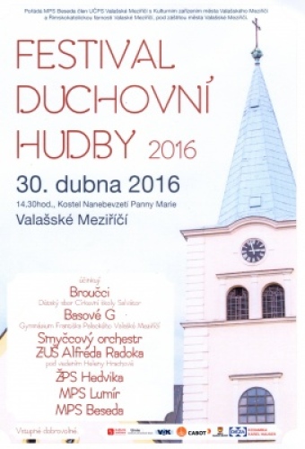 Festival duchovní hudby 2016