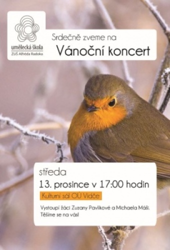 Vánoční koncert - pobočka Vidče