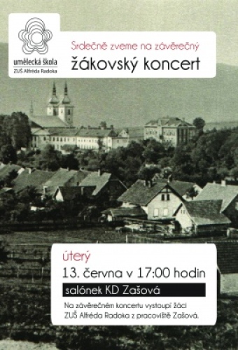 žákovský koncert - pobočka Zašová