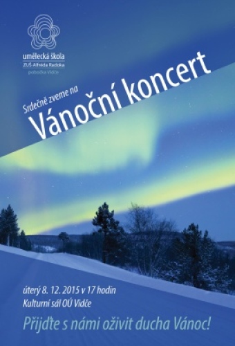 Vánoční koncert - VIDČE