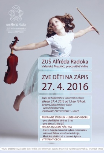 Zápis - pobočka Vidče