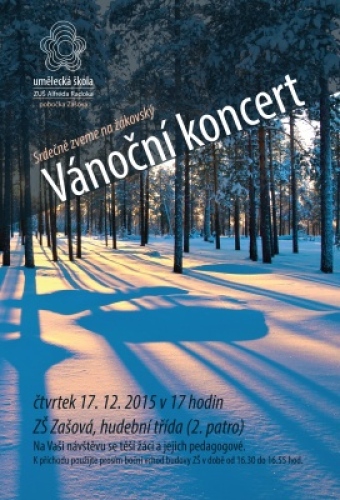 VÁNOČNÍ KONCERT - pobočka Zašová