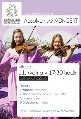 Absolventský koncert - pobočka Zašová