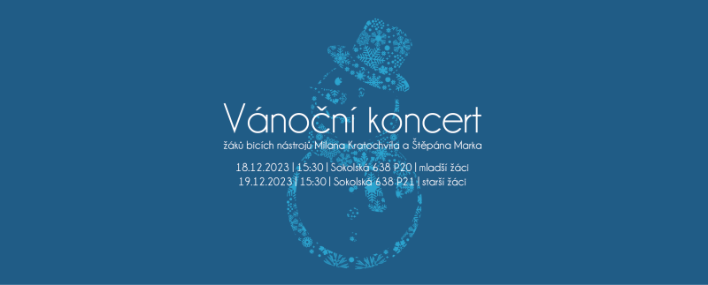 Vánoční koncert - bicí nástroje