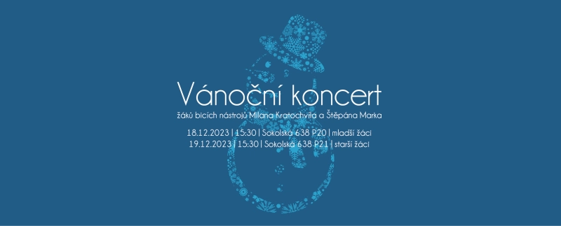 Vánoční koncert - bicí nástroje