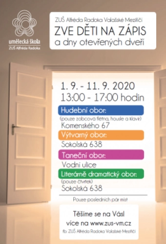 Zápis ke studiu a talentové zkoušky