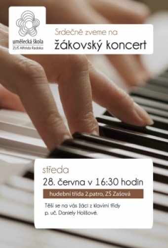 Koncert klavírní třídy p.uč. D.Holišové - Zašová