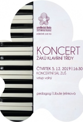 Koncert žáků klavírní třídy