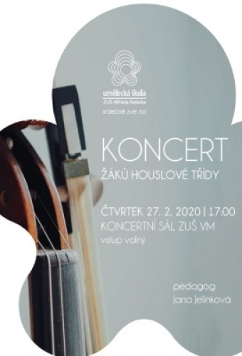 Koncert žáků houslové třídy