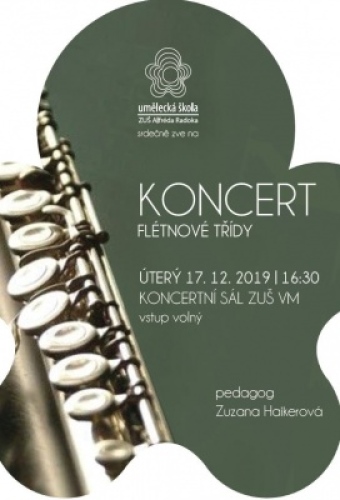 Koncert žáků flétnové třídy