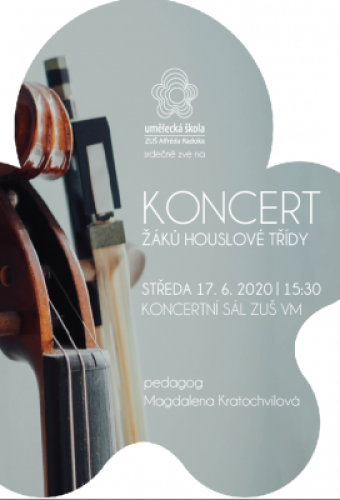 Koncert žáků houslové třídy