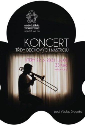 Koncert žáků ze třídy dechových nástrojů