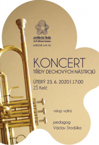Koncert žáků ze třídy dechových nástrojů
