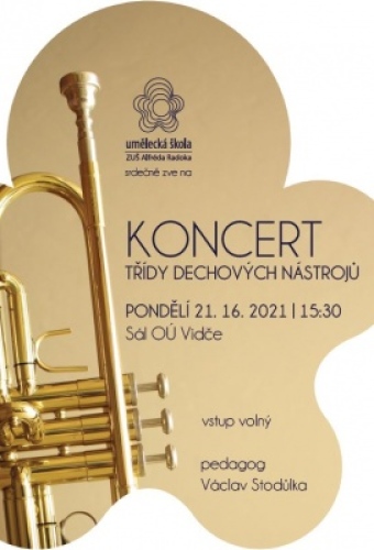Koncert žáků ze třídy dechových nástrojů