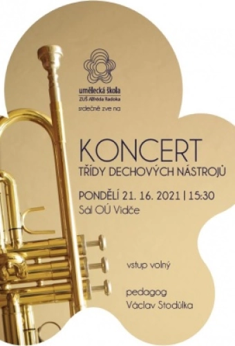 Koncert žáků ze třídy dechových nástrojů