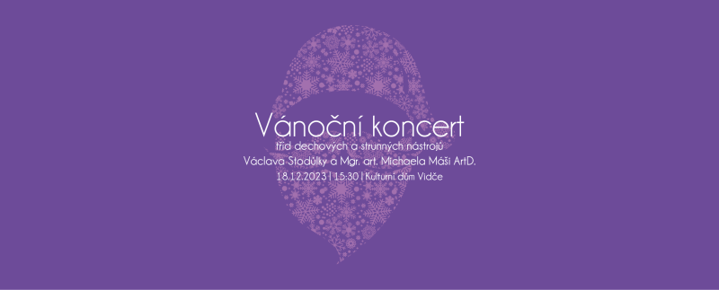 Vánoční koncert - pobočka Vidče