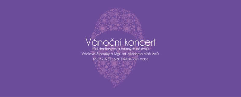 Vánoční koncert - pobočka Vidče