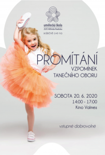 Promítání vzpomínek Tanečního oboru