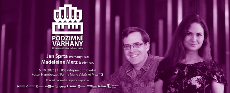 Jan Šprta /CZ/ a Madeleine Merz /CH/ | Podzimní varhany 2026