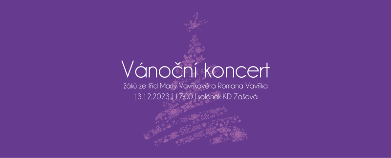 Vánoční koncert - pobočka Zašová