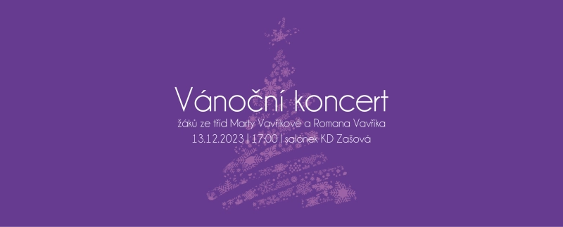 Vánoční koncert - pobočka Zašová