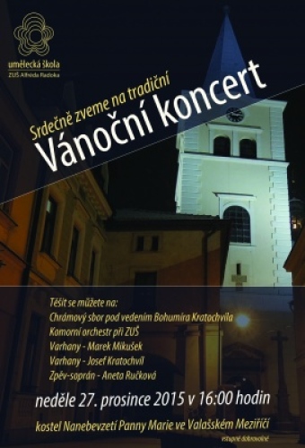 tradiční VÁNOČNÍ KONCERT