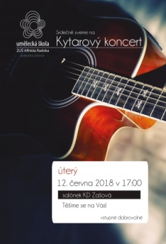 Kytarový koncert - pobočka Zašová