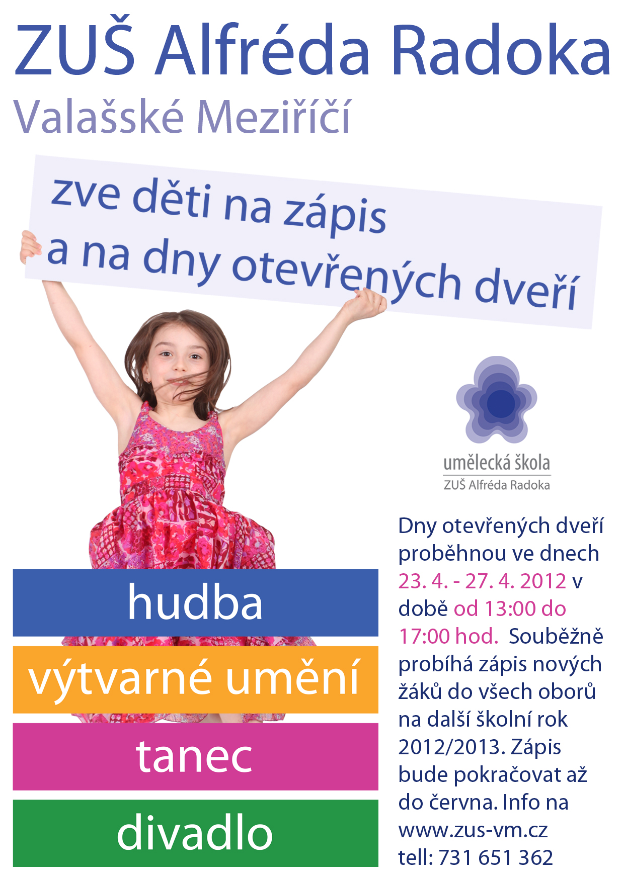 Dny otevřených dveří v ZUŠ 23. -27. 4. 2012